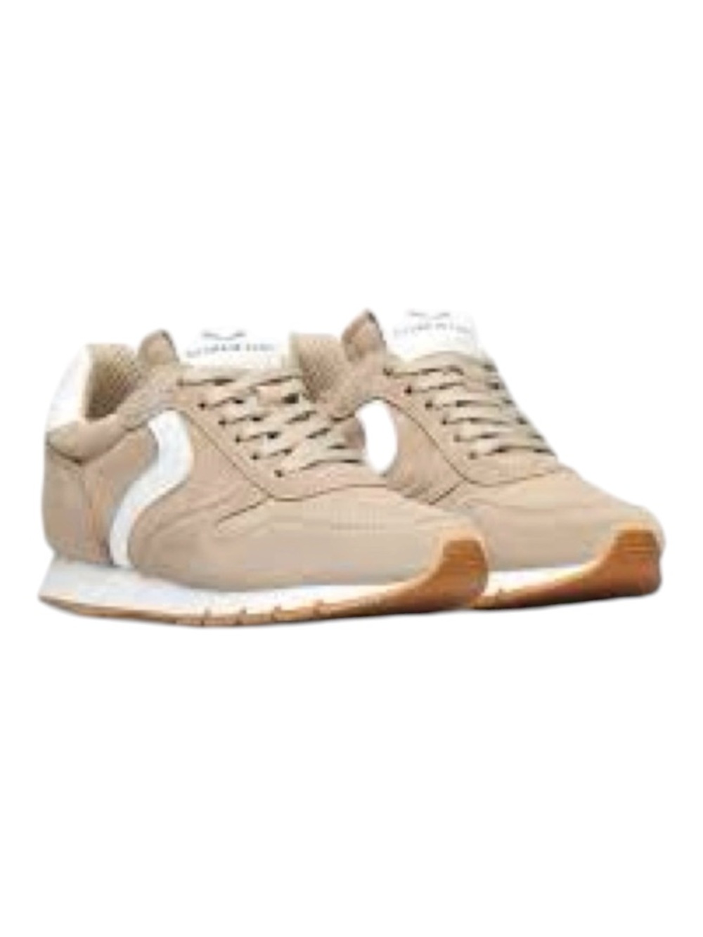 VOILE BLANCHE WOMENS JULIA SNEAKER BEIGE SUEDE Size 38